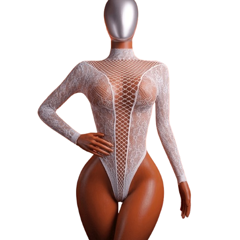 Lingerie - 1 x Sexy bodysuit—an elegant lace