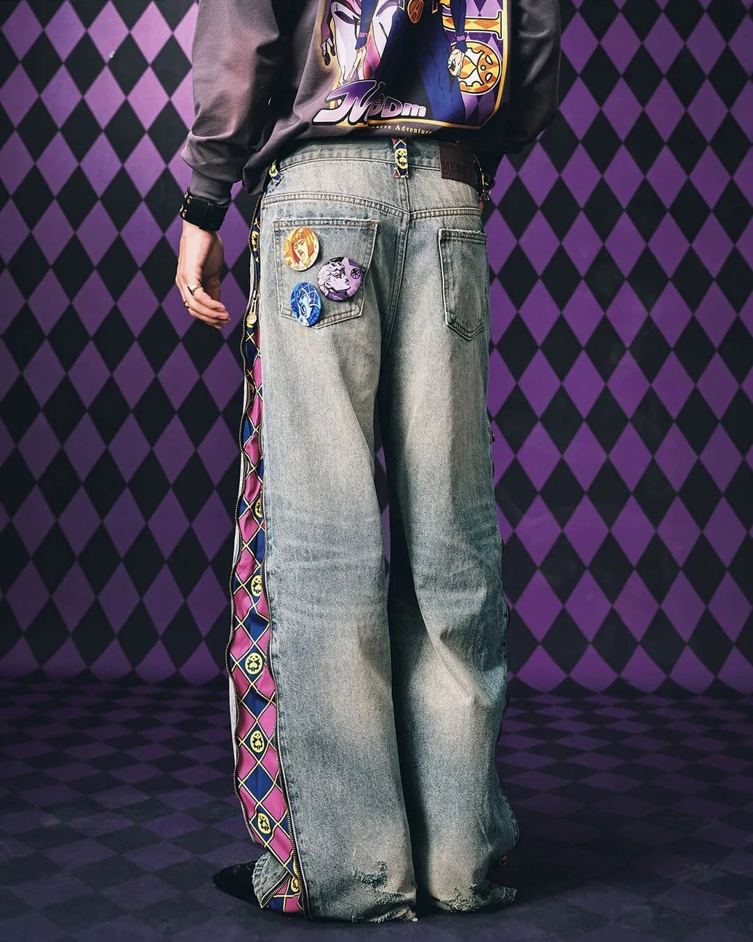 JoJo Anime Zip Off Panel Jeans - огляд і ціна Jeans