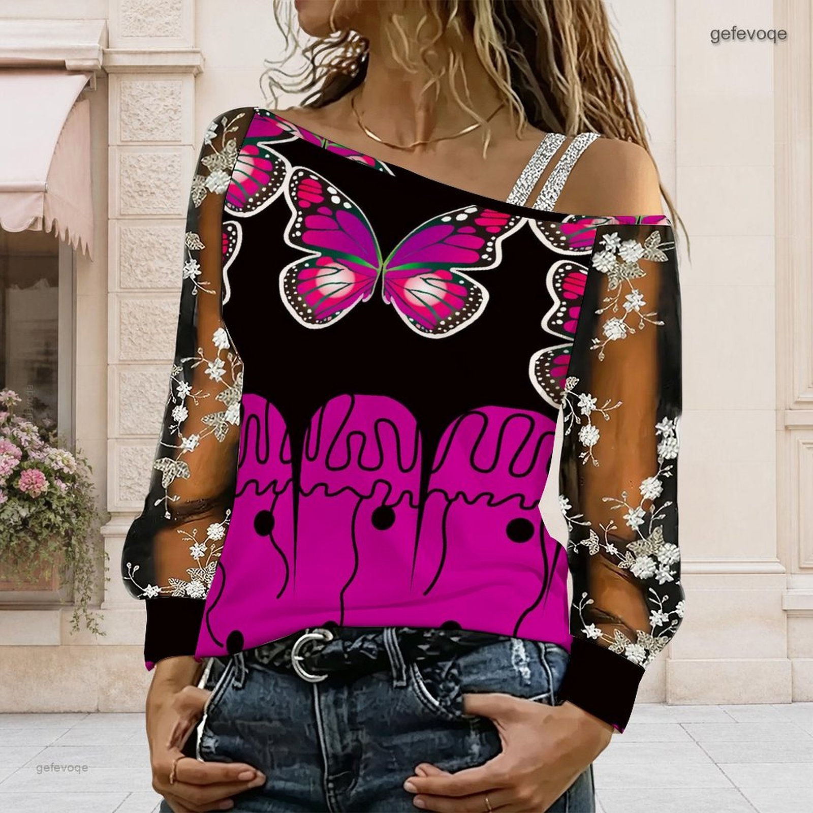 Women Off Shoulder Blouse Asym - огляд і ціна Blouses