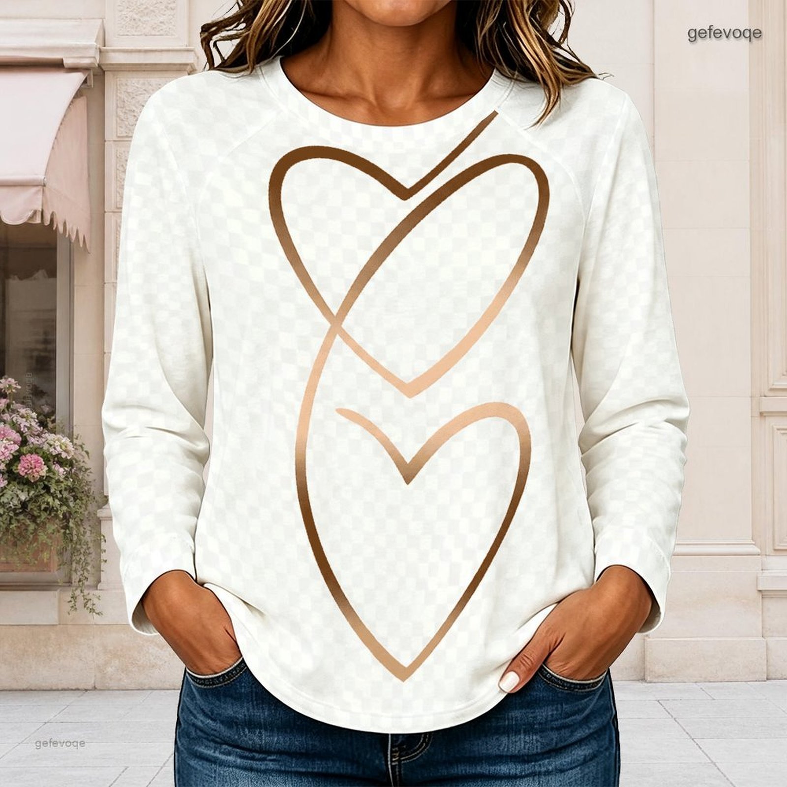 Women Crew Neck Raglan Long Sl - огляд і ціна Blouses