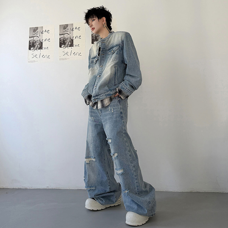 LUZHEN 2026 Autumn Vintage Was - огляд і ціна Jeans