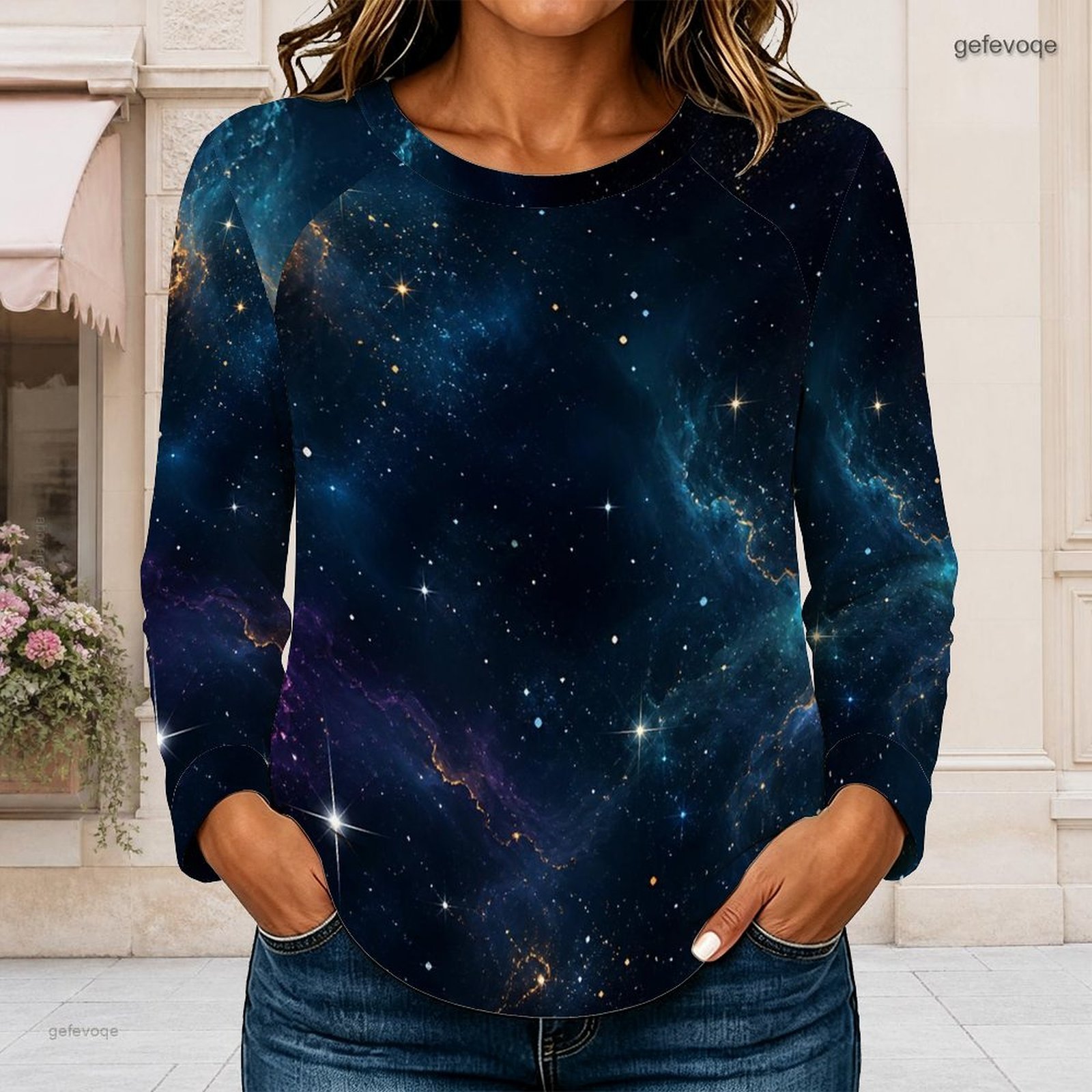 Women Crew Neck Raglan Long Sl - огляд і ціна Blouses