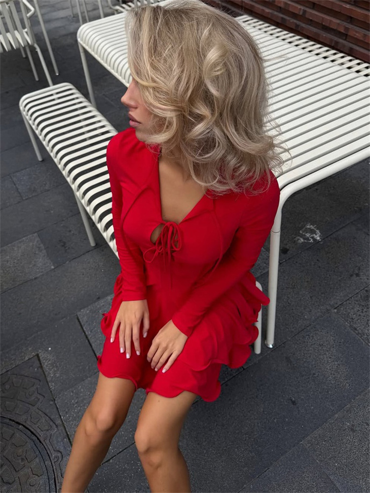 Tossy Bodycon Mini Dress Long  - огляд і ціна Bodycon Long Sleeve Ribbed Dress