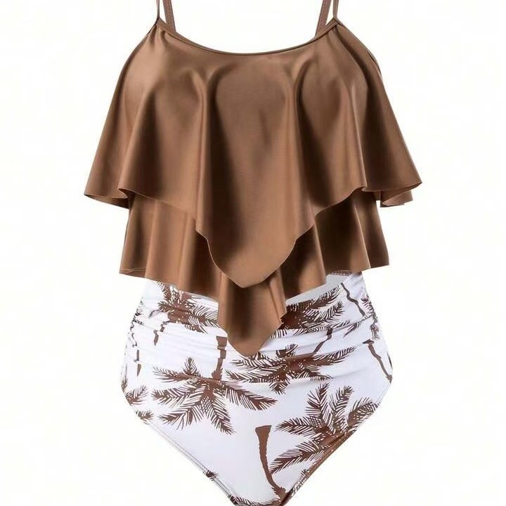 Women Bikini Ruffle Top High W - огляд і ціна Tops