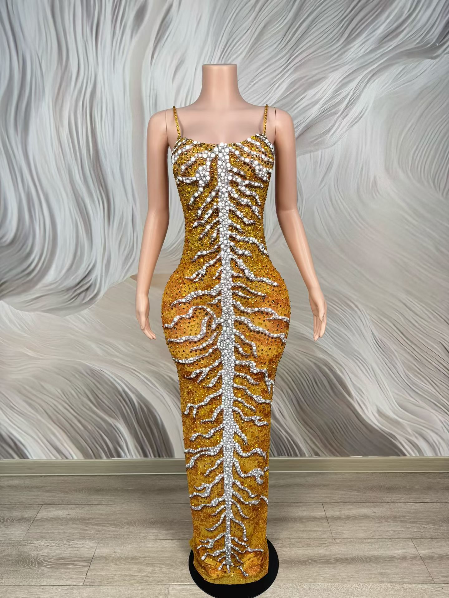 Luxury Rhinestone Sparkly Span - огляд і ціна Sparkly Rhinestone Club Party Dress