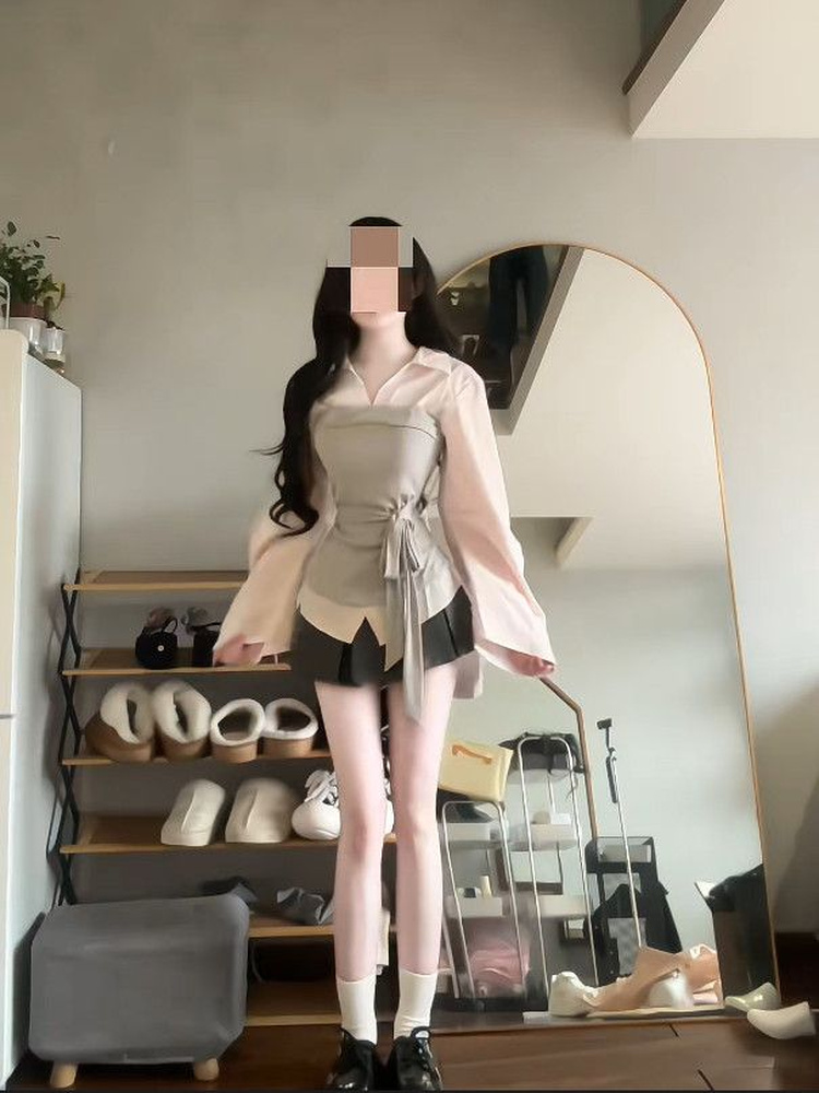 Women's plus Size Korean Style - огляд і ціна Korean Style A Line Shirt Dress